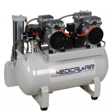 Eluan EYK50 - безмасляный компрессор для одной стоматологической установки, с осушителем, с ресивером 50 л, 110 л/мин