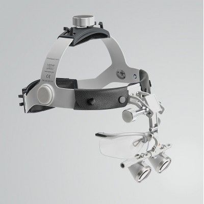 Heine HR 2,5x Set C - бинокулярные лупы с увеличением 2,5x и креплением на шлеме, без защитного щитка