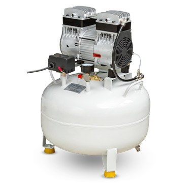 Mercury HK-2EW-35 (TY W-6, ND-100) - безмасляный компрессор для 1-2 стоматологических установок, с ресивером 35 л (100 л/мин)