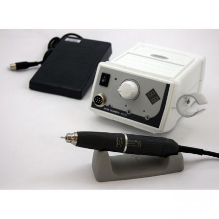 Saeyang New Handy Eco - бесщеточный зуботехнический микромотор 60000 об/мин, с наконечником BM50M/BHS1, 50000 об/мин, педаль FS60N