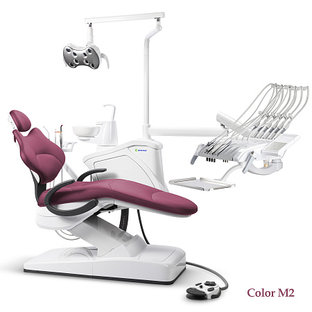 GreenMED S300 – Стоматологическая установка с мягкой обивкой и с верхней подачей