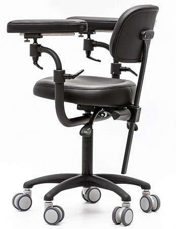 Mercury ELITE Black — Стул микроскописта