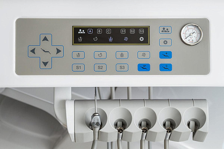 MERCURY 330 LUX - стоматологическая установка с нижней подачей инструментов