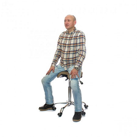 SmartStool SM03B - эргономичный стул-седло со спинкой