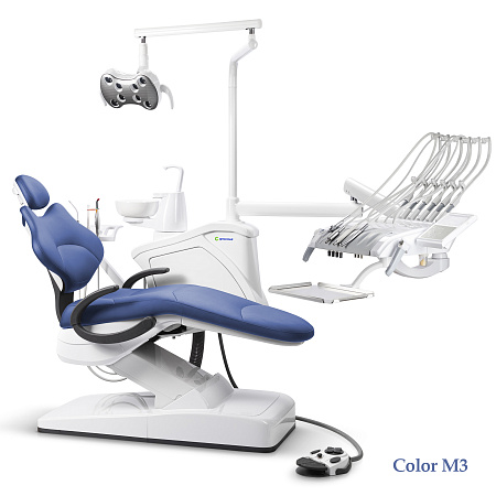 GreenMED S300 – Стоматологическая установка с мягкой обивкой и с верхней подачей