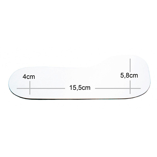 Acteon – Лингвальное широкое хромированное двустороннее зеркало для фотосъёмки